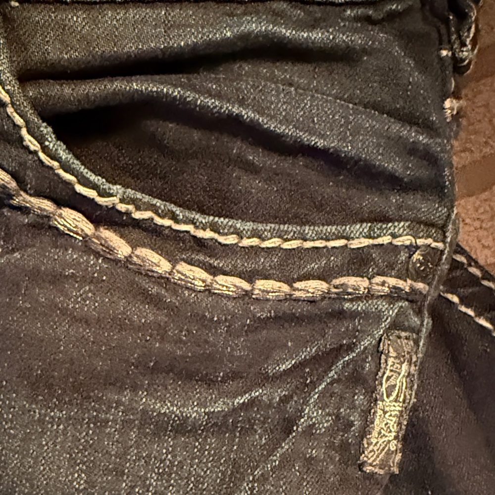 Silver Suki Jeans Dark Blue Boot Cut Denim - Picture 15 of 16